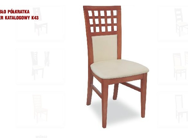 krzesło półkratka k43