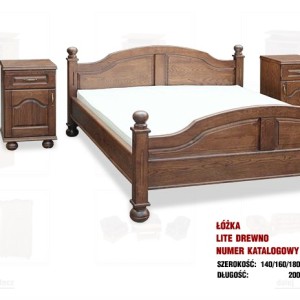 łóżko lite drewno 044